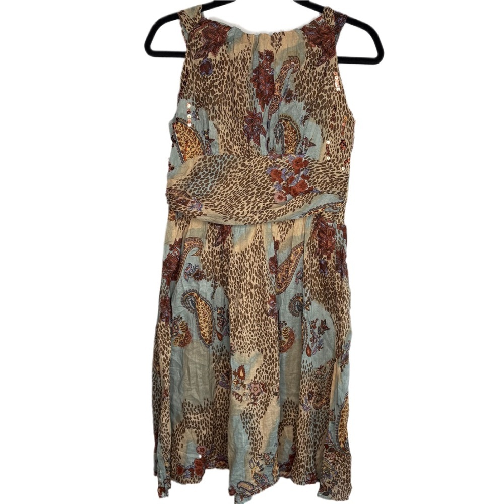 Multicolour Print Cotton Dress - Picture 3 of 13